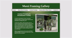 Desktop Screenshot of marziframing.com